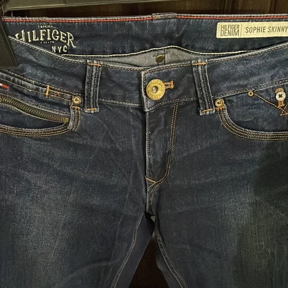 Tommy Hilfiger Sophie skinny blue denims, waist 30 - Picture 4 of 6